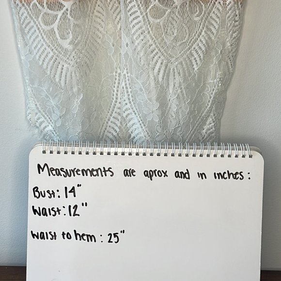 LULUS Your Love Forever White Lace Bodycon Midi Dress NWT - Picture 10 of 10